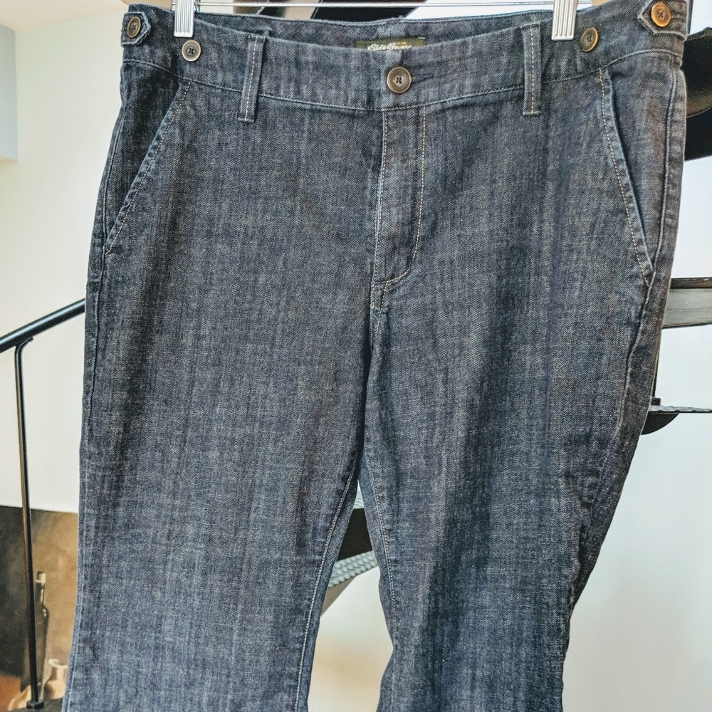 Eddie Bauer size 16 jean trousers, flare cut leg